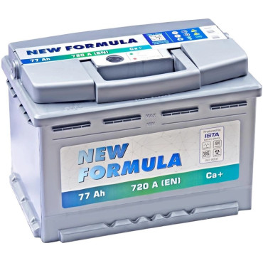 Акумулятор New Formula 77Ah Ев (-/+) (720EN) (д276*ш175*в190) Акумулятор New Formula 77Ah Ев (-/+) (720EN) (д276*ш175*в190)