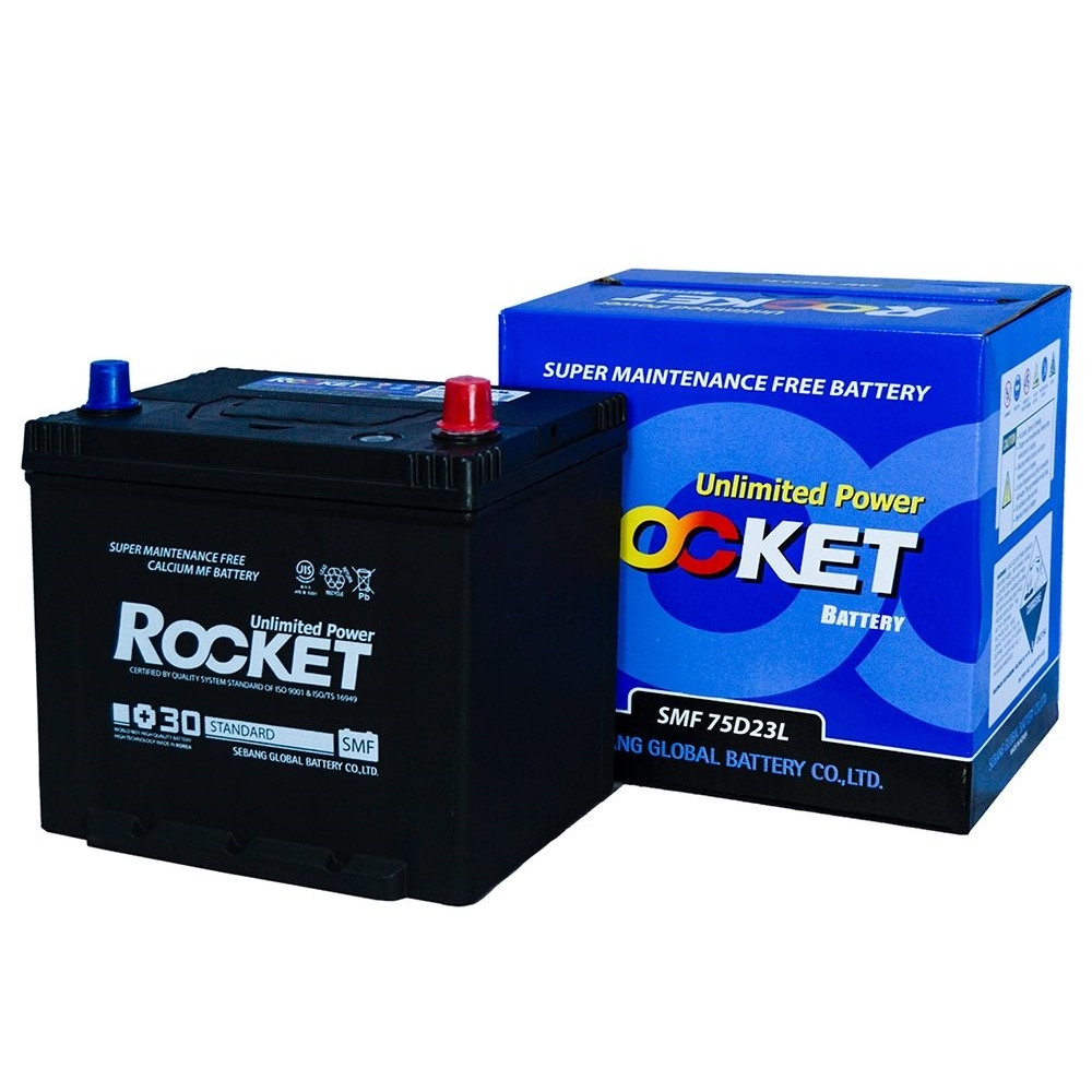 Акумулятор ROCKET 65Ah ASIA Ев (-/+) (590CCA) (232*175*225) SMF 75D23L Акумулятор ROCKET 65Ah ASIA Ев (-/+) (590CCA) (232*175*225) SMF 75D23L