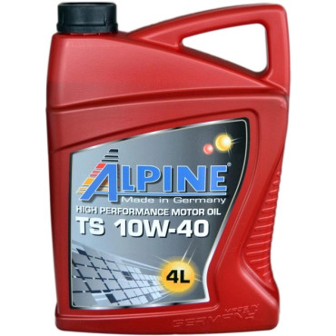 Олива моторна напівсинт. ALPINE 10W-40 ТS API SL/CF (A3/B4-08) MB-229.1 VW 505.00 4л Олива моторна напівсинт. ALPINE 10W-40 ТS API SL/CF (A3/B4-08) MB-229.1 VW 505.00 4л