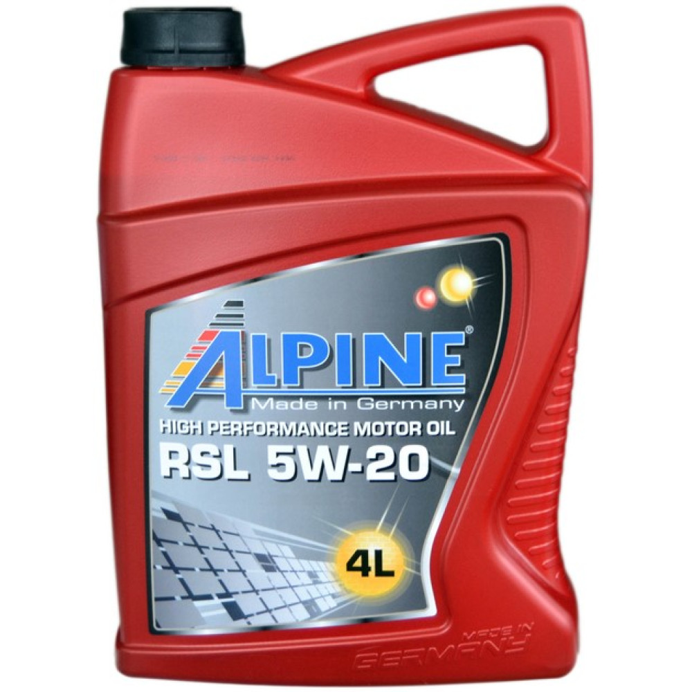 Олива моторна синт. ALPINE 5W-20 RSL API SN ILSAC GF-5 4л Олива моторна синт. ALPINE 5W-20 RSL API SN ILSAC GF-5 4л