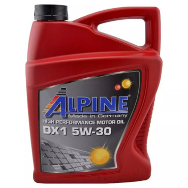 Олива моторна синт. ALPINE 5W-30 DX1 API SP •ILSAC GF-6A•Honda, Hyundai, Kia, Mazda, GM dexos1™ 4л Олива моторна синт. ALPINE 5W-30 DX1 API SP •ILSAC GF-6A•Honda, Hyundai, Kia, Mazda, GM dexos1™ 4л