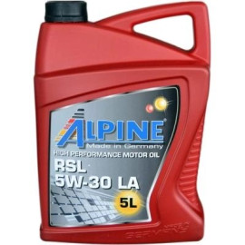 Олива моторна синт. ALPINE 5W-30 RSL LA API SN/CF (C3) MB-229.31/229.51/229.52 BMW LL-04 5л Олива моторна синт. ALPINE 5W-30 RSL LA API SN/CF (C3) MB-229.31/229.51/229.52 BMW LL-04 5л