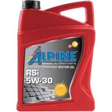 Олива моторна синт. ALPINE 5W-30 RSi ACEA A3/B4-12 • API SL/CF (!!!MB 229.5) 4л Олива моторна синт. ALPINE 5W-30 RSi ACEA A3/B4-12 • API SL/CF (!!!MB 229.5) 4л