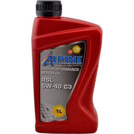 Олива моторна синт. ALPINE 5W-40 RSL С3 (Покращена RSL LA) API SN/CF MB-229.51, BMW LL-04 1л Олива моторна синт. ALPINE 5W-40 RSL С3 (Покращена RSL LA) API SN/CF MB-229.51, BMW LL-04 1л
