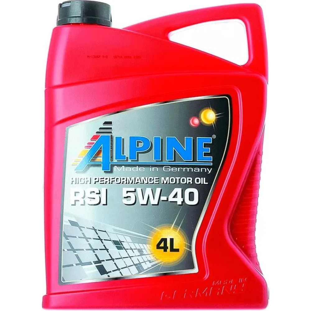 Олива моторна синт. ALPINE 5W-40 RSi ACEA A3/B4-08 • API SN/CF (!!!MB 229.5) 4л Олива моторна синт. ALPINE 5W-40 RSi ACEA A3/B4-08 • API SN/CF (!!!MB 229.5) 4л