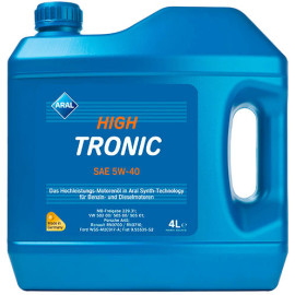 Олива моторна ARAL High Tronic 5w-40 4л Олива моторна ARAL High Tronic 5w-40 4л