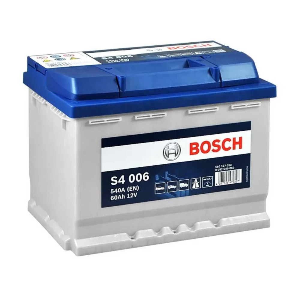 Аккумулятор BOSCH 12В 60Ач/540A (EN) S5 (L+)  0092S40060 Аккумулятор BOSCH 12В 60Ач/540A (EN) S5 (L+)  0092S40060