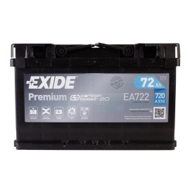 Акумулятор EXIDE Premium 72Ah Н Ев (-/+) (720EN) (д278*ш175*в175) EA722 Акумулятор EXIDE Premium 72Ah Н Ев (-/+) (720EN) (д278*ш175*в175) EA722
