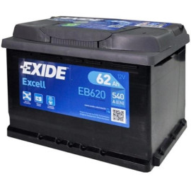 Акумулятор EXIDE Excell 62Ah Ев (-/+) (540En) (д242*ш175*в190) EB620 Акумулятор EXIDE Excell 62Ah Ев (-/+) (540En) (д242*ш175*в190) EB620