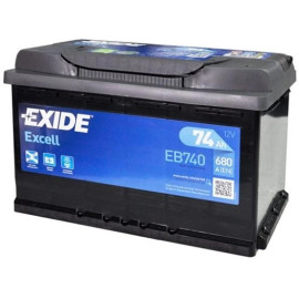 Акумулятор EXIDE Excell 74Ah Ев (-/+) (680En) (д278*ш175*в190) EB740 Акумулятор EXIDE Excell 74Ah Ев (-/+) (680En) (д278*ш175*в190) EB740