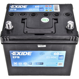 Акумулятор EXIDE START-STOP EFB 60Ah ASIA Ев (-/+) (д230*ш173*в220) EL604 Акумулятор EXIDE START-STOP EFB 60Ah ASIA Ев (-/+) (д230*ш173*в220) EL604