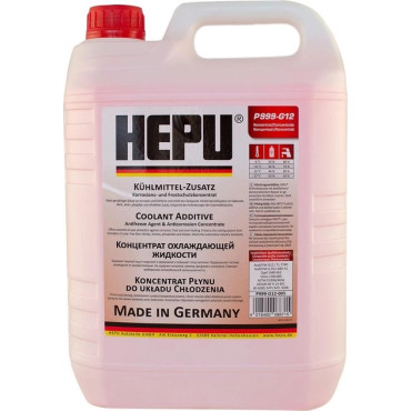 Антифриз концентрат HEPU G12 червон. 5 л.  Антифриз концентрат HEPU G12 червон. 5 л.