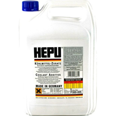 Антифриз концентрат HEPU синій 5 л. Антифриз концентрат HEPU синій 5 л.
