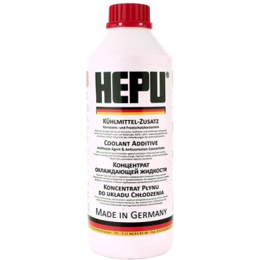Антифриз концентрат HEPU G12 червон. 1.5 л.  Антифриз концентрат HEPU G12 червон. 1.5 л.