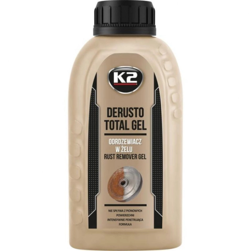 Гель для видалення іржі K2 DERUSTO TOTAl GEL 500ml Гель для видалення іржі K2 DERUSTO TOTAl GEL 500ml