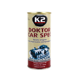 Присадка до масла К2 "Мотор доктор" Doktor CarSpec, 443 мл (12 шт/уп) Присадка до масла К2 "Мотор доктор" Doktor CarSpec, 443 мл (12 шт/уп)