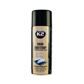 Графітне мастило (аерозоль) K2 GRAPHITE GREASE 400ml Графітне мастило (аерозоль) K2 GRAPHITE GREASE 400ml