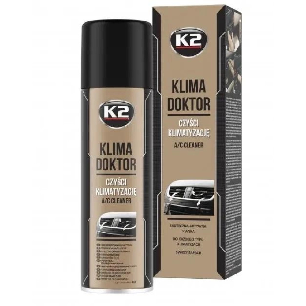 Очисник автокондиціонерів K2 KLIMA DOCTOR 500ml Очисник автокондиціонерів K2 KLIMA DOCTOR 500ml
