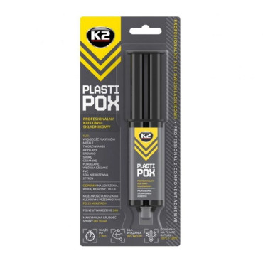 Клей епоксидний двокомпонентний для пластику K2 PLASTIPOX 25g Клей епоксидний двокомпонентний для пластику K2 PLASTIPOX 25g