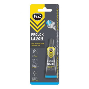 Фіксатор різьби анаеробний K2 PROLOK MEDIUM 6мл Фіксатор різьби анаеробний K2 PROLOK MEDIUM 6мл