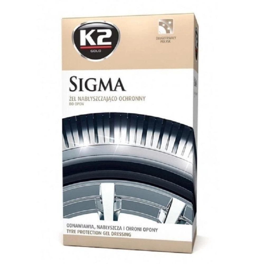 Гель для полірування та догляду за шинами K2 SIGMA 500мл Гель для полірування та догляду за шинами K2 SIGMA 500мл