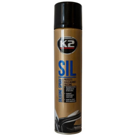 Силіконова змазка K2 SIL 100% силікон в спреї 300ml Силіконова змазка K2 SIL 100% силікон в спреї 300ml
