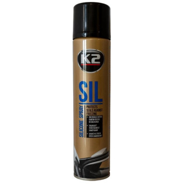 Силіконова змазка K2 SIL 100% силікон в спреї 300ml