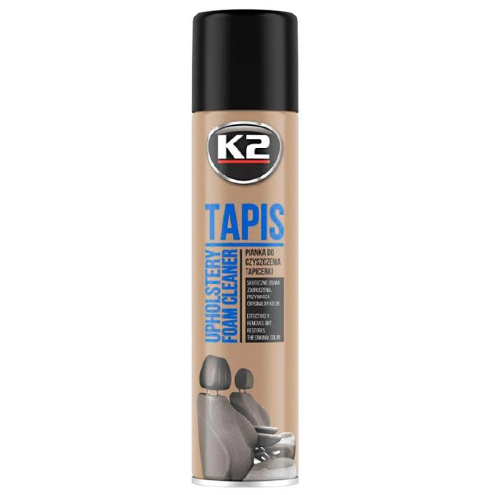 Очисник оббивки з розпил. Tapis K2 600гр  (аерозоль) Очисник оббивки з розпил. Tapis K2 600гр  (аерозоль)