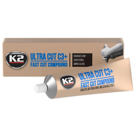 Паста для полірування кузова Ultra CUT C3+ 100г. K2 (24шт уп) Паста для полірування кузова Ultra CUT C3+ 100г. K2 (24шт уп)
