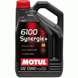 Олива моторна MOTUL 6100 SYNERGIE+ 10W-40 5л Олива моторна MOTUL 6100 SYNERGIE+ 10W-40 5л