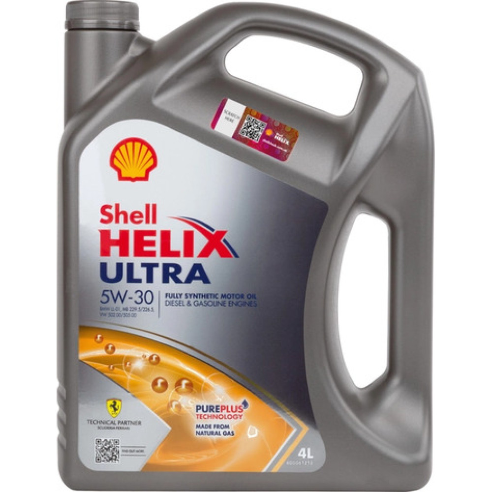 Олива моторна SHELL Helix Ultra 5w-30 4л