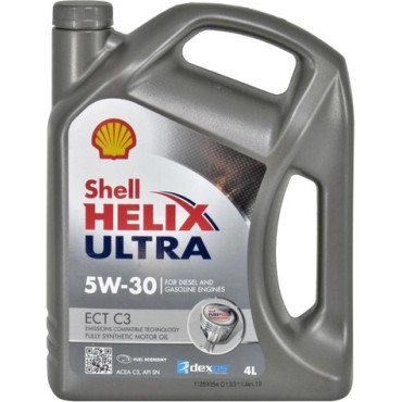 Олива моторна SHELL Helix Ultra ECT C3 5w-30 4л Олива моторна SHELL Helix Ultra ECT C3 5w-30 4л