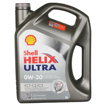 Олива моторна SHELL Helix Ultra ECT C2/C3 0w-30 4л Олива моторна SHELL Helix Ultra ECT C2/C3 0w-30 4л