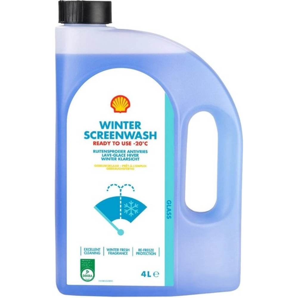 Омивач зимовий Shell Winter Screenwash -21 C, 4л  Омивач зимовий Shell Winter Screenwash -21 C, 4л