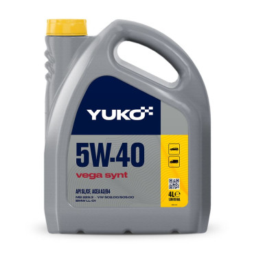 Олива моторна напівсинт. YUKO VEGA SYNT 5W-40 API SL/CF (каністра 4л) Олива моторна напівсинт. YUKO VEGA SYNT 5W-40 API SL/CF (каністра 4л)