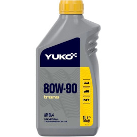 Олива трансм. YUKO TRANS 80W-90 API GL-4 (каністра 1л) (12шт уп) Олива трансм. YUKO TRANS 80W-90 API GL-4 (каністра 1л) (12шт уп)