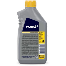 Олива трансм. YUKO TRANS 80W-90 API GL-4 (каністра 1л) (12шт уп) Олива трансм. YUKO TRANS 80W-90 API GL-4 (каністра 1л) (12шт уп)