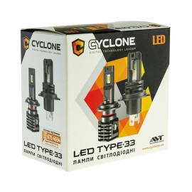 Автолампа CYCLONE Type 33 LED 9006 5000K 4800Lm