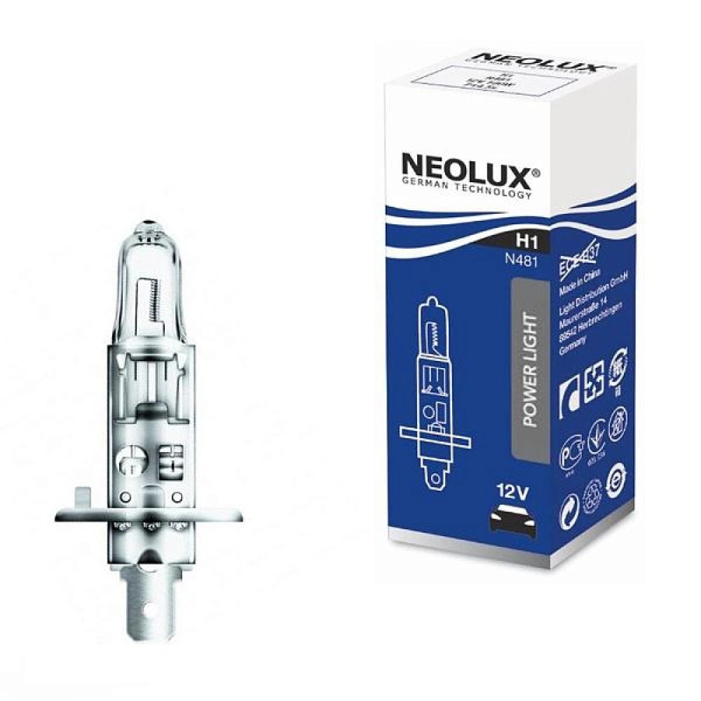 Лампа NEOLUX H1 100W N481 Лампа NEOLUX H1 100W N481