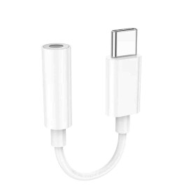 AUX-адаптер HOCO LS34 Original Lightning(male) to 3.5 digital audio converter 80mm White AUX-адаптер HOCO LS34 Original Lightning(male) to 3.5 digital audio converter 80mm White
